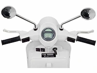 Vespa px150 elektrische kinderscooter 12v - wit - afbeelding 5 van  10