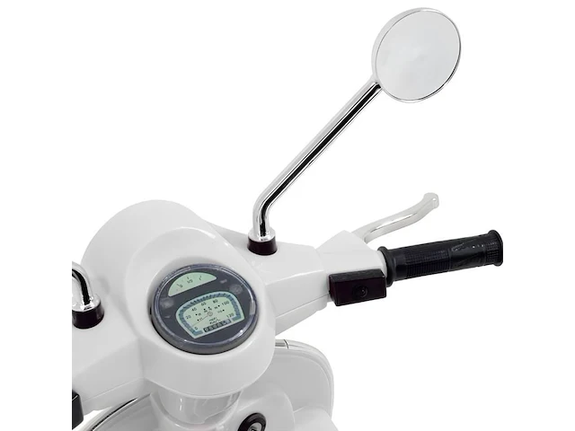 Vespa px150 elektrische kinderscooter 12v - wit - afbeelding 6 van  10
