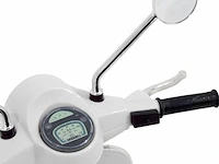 Vespa px150 elektrische kinderscooter 12v - wit - afbeelding 6 van  10