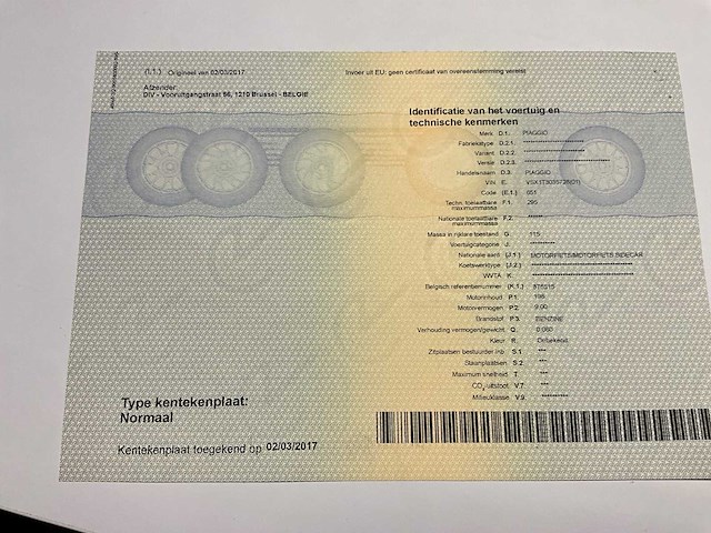 Vespa px200?e motorfiets - afbeelding 6 van  15