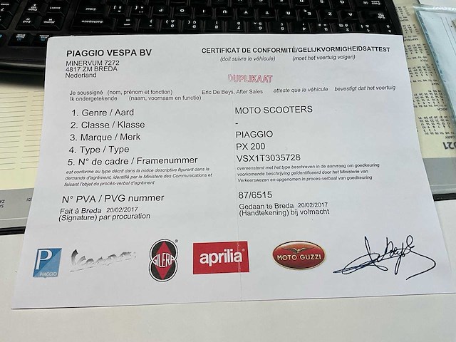 Vespa px200?e motorfiets - afbeelding 7 van  15