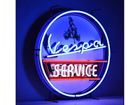 Vespa service - neon verlichting - afbeelding 1 van  2