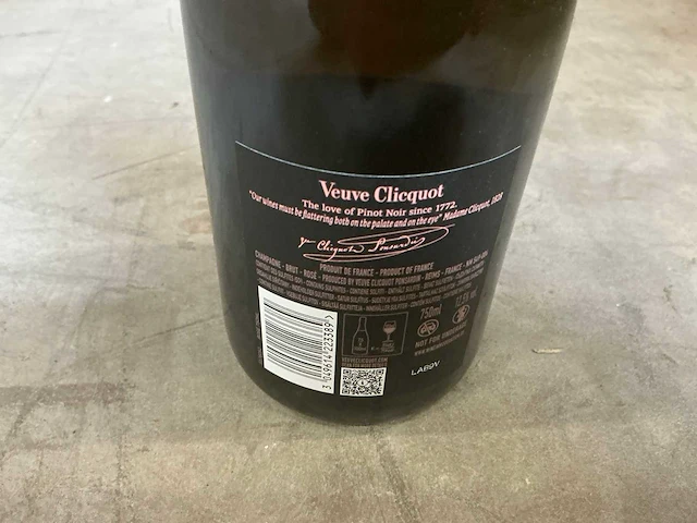 Veuve clicquot rosé champagne (3x) - afbeelding 3 van  3