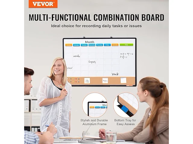 Vevor combo board kurk prikbord - afbeelding 2 van  3