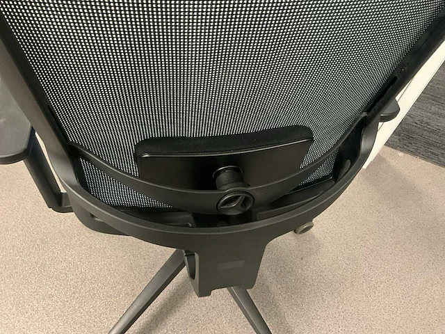 Viasit linea ergonomische bureaustoelen - blauw (4x) - afbeelding 3 van  8