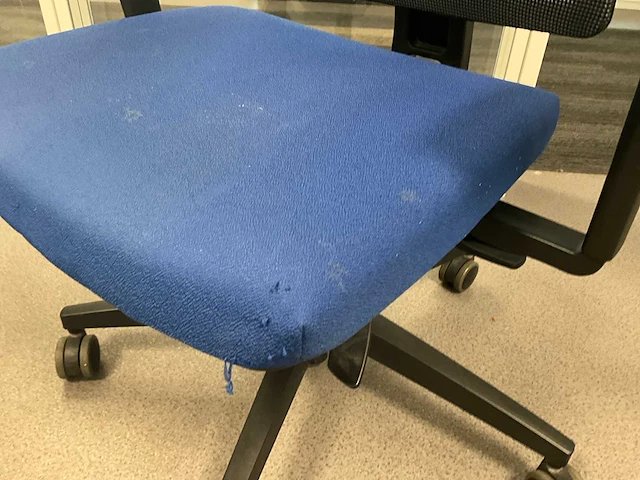Viasit linea ergonomische bureaustoelen - blauw (4x) - afbeelding 8 van  8