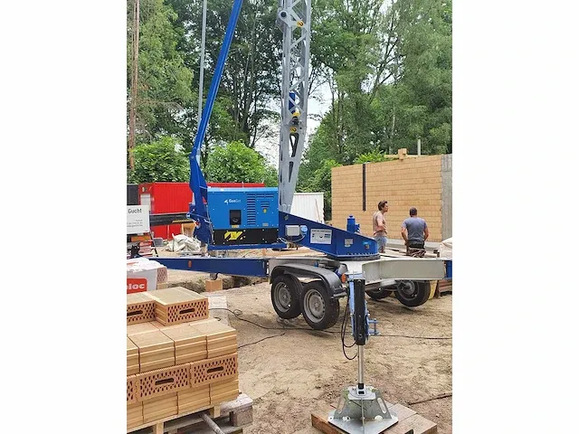 Vicario omv 380 mobiele kraan / bouwkraan / dakdekkerskraan - 2020 - afbeelding 4 van  10