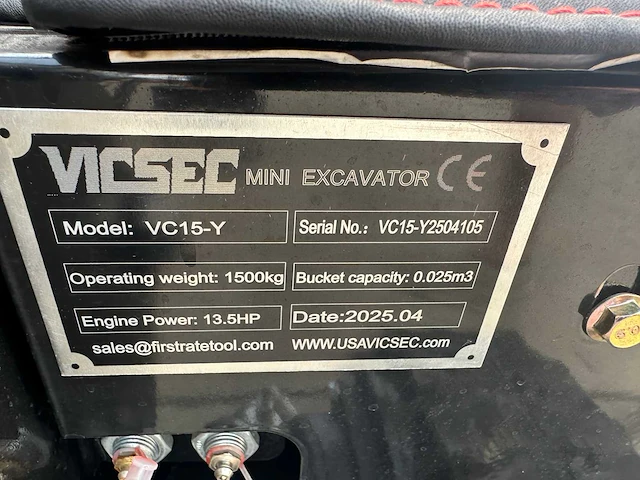 Vicsec - 2025 - vc15-y - minigraafmachine - afbeelding 14 van  21