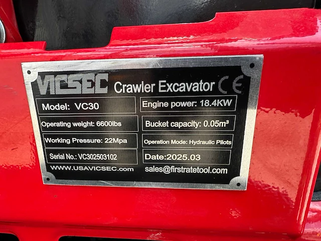 Vicsec - 2025 - vc30 - minigraafmachine - afbeelding 29 van  35