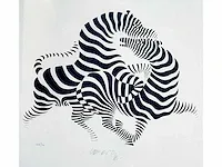 Victor vasarely (hongarije 1906-1997) topwerk - afbeelding 4 van  5
