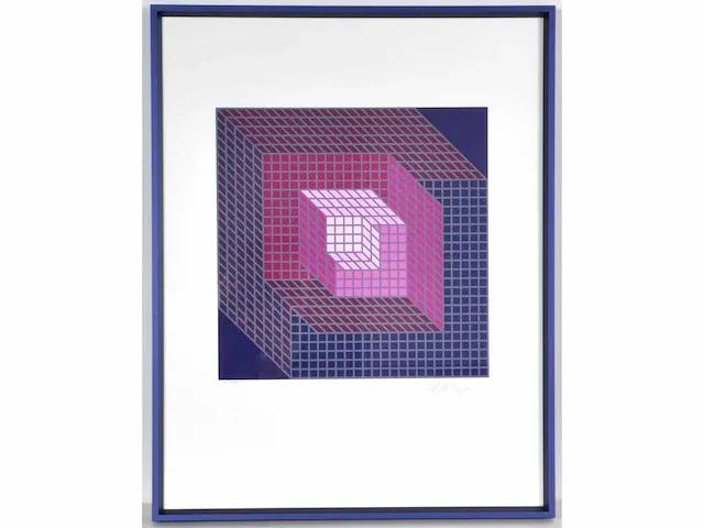 Victor vasarely (hongarije 1906-1997) - afbeelding 1 van  5