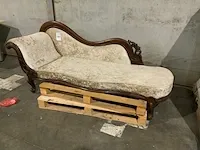 Victoriaans chaise longue - afbeelding 1 van  4