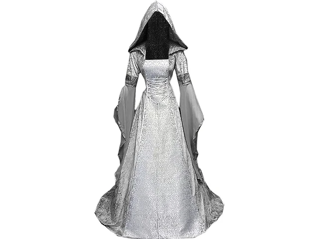 Victoriaans gothic jurk (2xl) - afbeelding 1 van  5