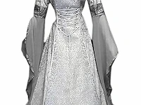 Victoriaans gothic jurk (2xl) - afbeelding 1 van  5