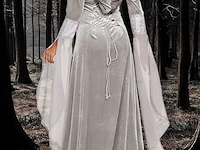 Victoriaans gothic jurk (2xl) - afbeelding 3 van  5