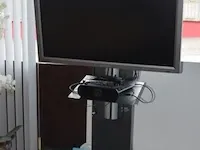 Videoconferentie met flatscreen grandstream en standaard