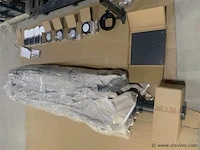Vierdubbele hangende parasol donkergroen - afbeelding 2 van  10