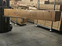 Vierdubbele hangende parasol zandkleurig - afbeelding 6 van  11