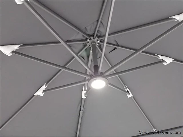 Vierdubbele hangende parasol zwart (4 * 300x300cm) - afbeelding 11 van  11