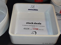 Vierkante design wasbak flaminia 40x40 - afbeelding 1 van  2