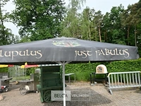 Vierkante parasol met voet - afbeelding 3 van  7