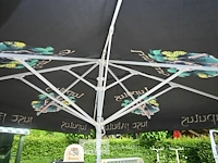 Vierkante parasol met voet - afbeelding 5 van  7