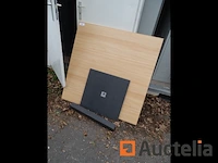 Vierkante tafel 1m20 x 1m20 - afbeelding 1 van  6