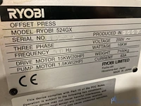 Vierkleuren offset drukpers ryobi - afbeelding 27 van  28