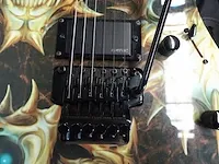 Vig screech electrische gitaar + gitaar tas - afbeelding 4 van  5