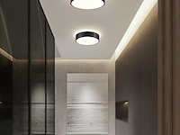 Vikaey led-plafondlamp, zwart, 24 w - afbeelding 4 van  4