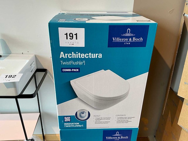 Villeroy & boch architectura hangtoilet (2x) - afbeelding 1 van  2