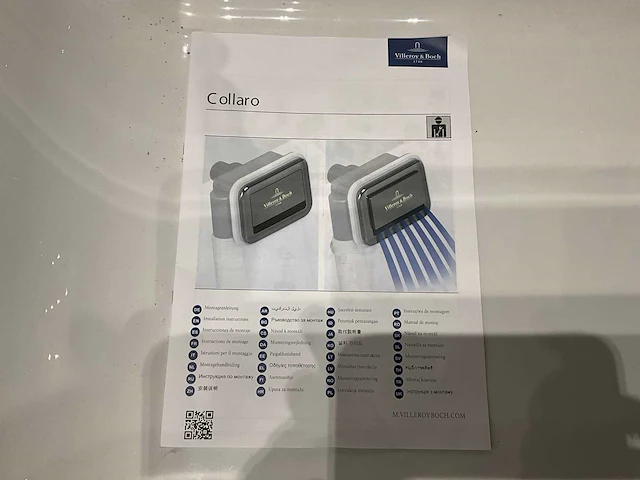 Villeroy & boch collaro polyester hoekbad met kranen - afbeelding 4 van  6