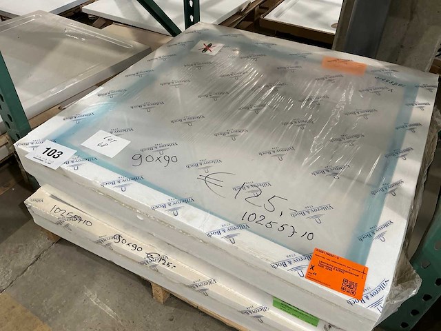 Villeroy & boch douchebak (3x) - afbeelding 2 van  5