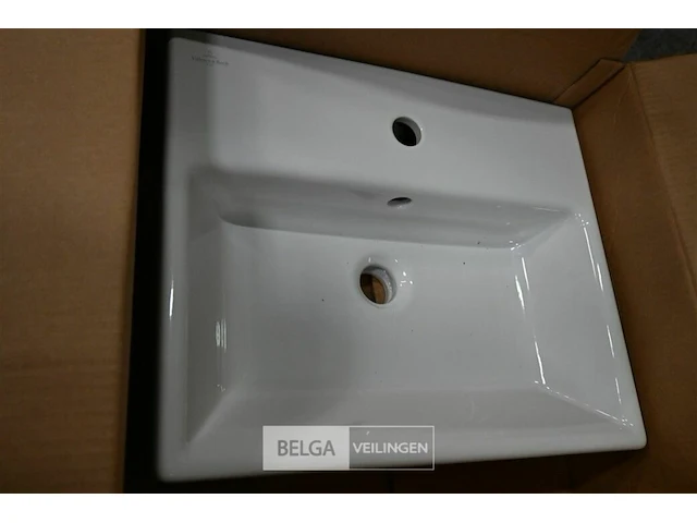 Villeroy & boch lavabo steen-keramiek l50xb24 cm wit - afbeelding 1 van  1