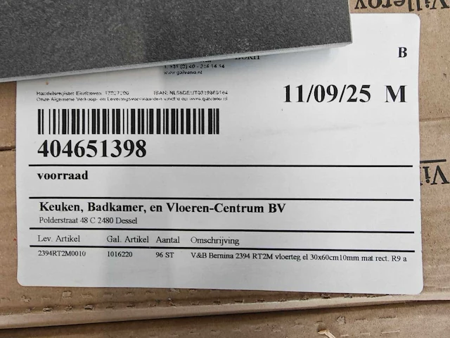 Villeroy&boch bernina antraciet mat vloertegel 30x60 cm 17,28 m² - afbeelding 5 van  7