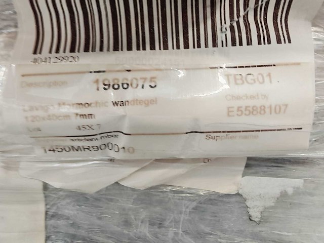 Villeroy&boch marmochic glans zwart wandtegel 40x120 cm 38,4 m² - afbeelding 7 van  7