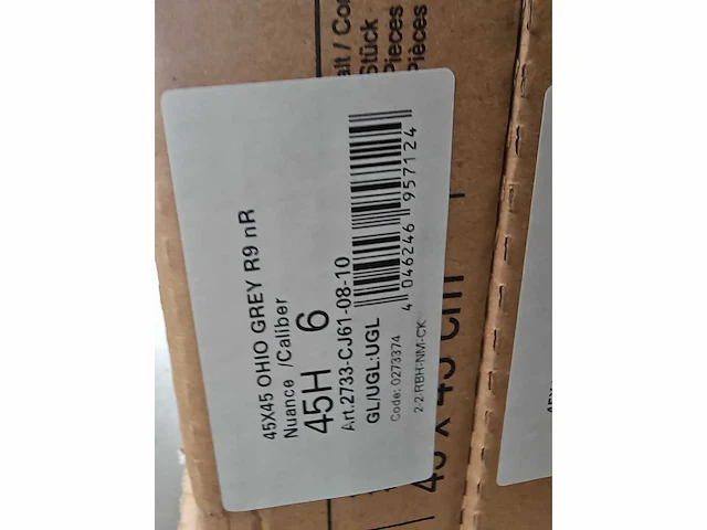 Villeroy&boch ohio grijs mat 45x45 cm tegel 21,26 m² - afbeelding 4 van  7