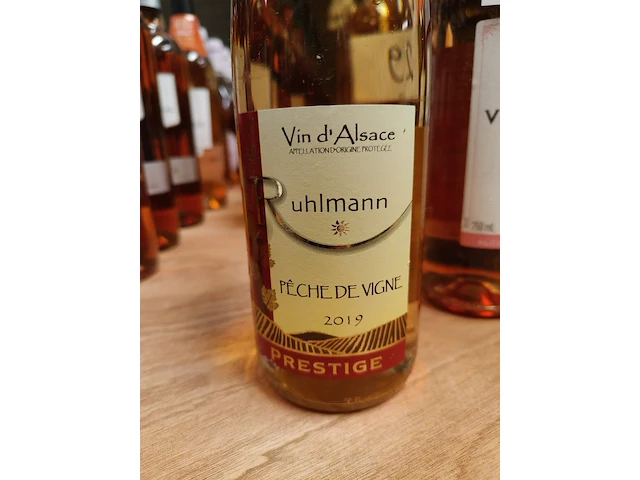 Vin d'alsace ruhlmann pêche de vigne 2019 11,5% - afbeelding 2 van  3