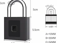 Vingerafdrukhangslot elinksmart sleutelloos - afbeelding 2 van  6