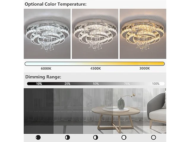 Vinilky kroonluchter kristal - afbeelding 4 van  4