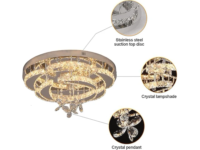 Vinilky kroonluchter kristal - afbeelding 2 van  4