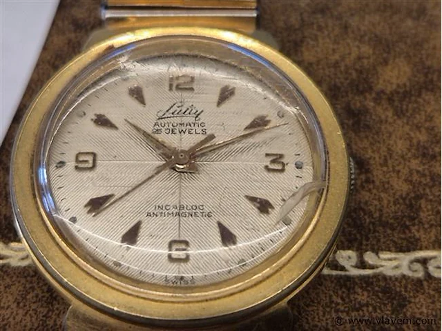 Vintage automatic horloge - afbeelding 2 van  3