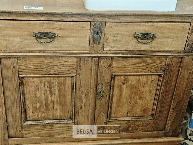 Vintage badkamermeubel 76x100x47cm - afbeelding 3 van  4