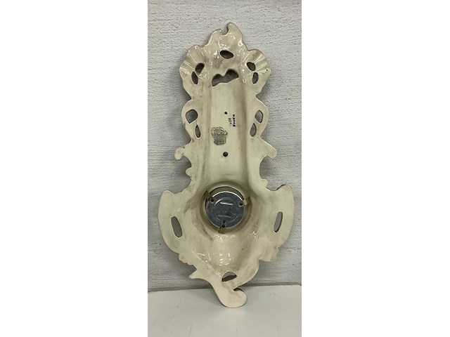 Vintage barometer en thermometer uit rouan, frankrijk - afbeelding 2 van  2