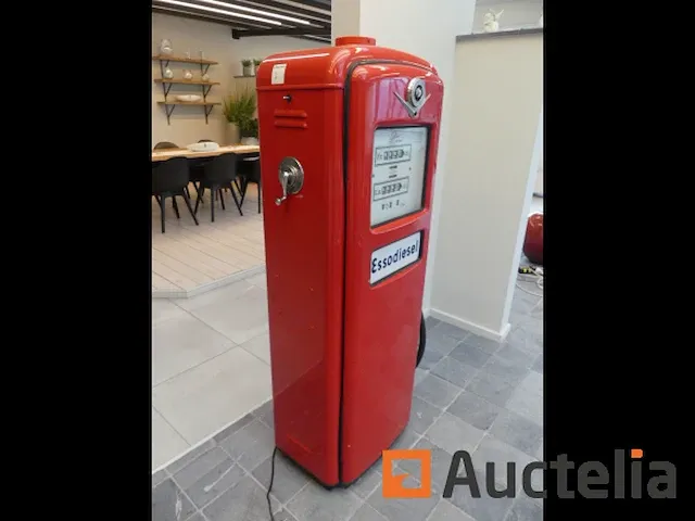 Vintage benzine pomp - afbeelding 5 van  12