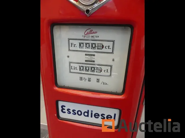 Vintage benzine pomp - afbeelding 8 van  12