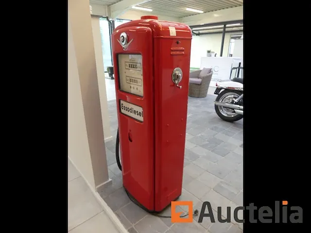 Vintage benzine pomp - afbeelding 11 van  12