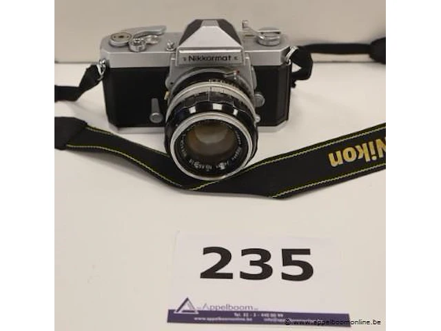 Vintage camera nikon nikkormat, werking niet gekend - afbeelding 1 van  3