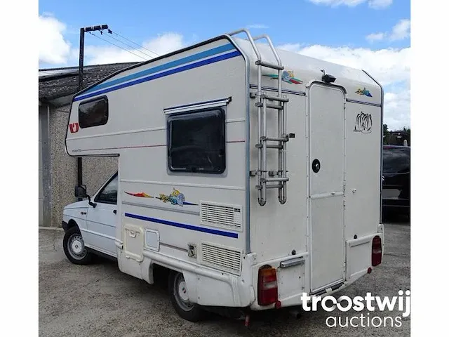 Vintage camper fiat fiorino adriatik 1.7d - afbeelding 34 van  61