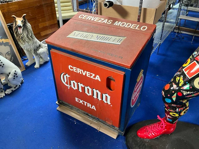 Vintage corona ijsbox - afbeelding 1 van  12